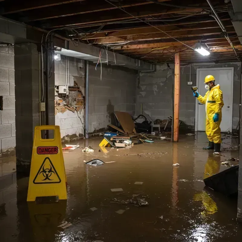 Flooded Basement Electrical Hazard in Ladera, CA Property